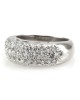 Pave Diamond Ring in Platinum